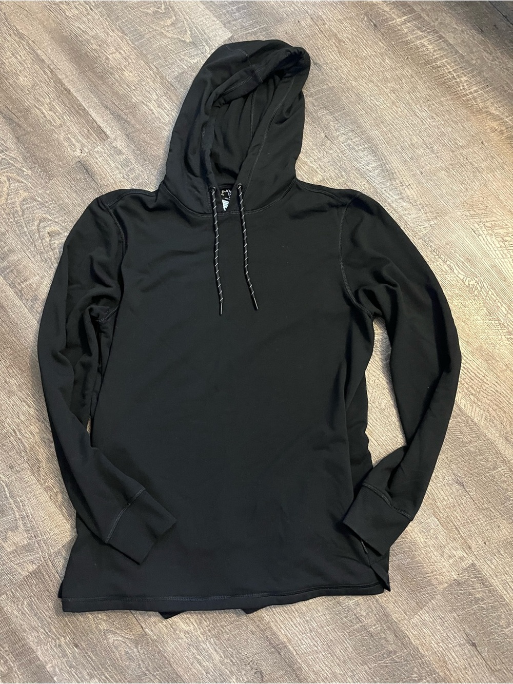 Jockey Men's Medium Black Hoodie Long-Sleeve Seater/Shirt with pockets